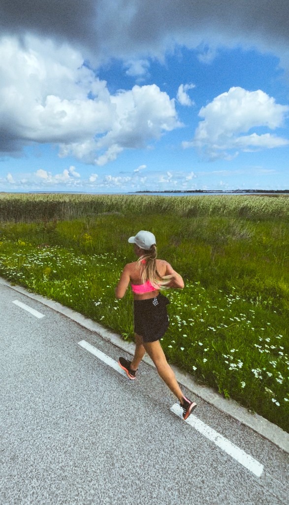 Running outdoors