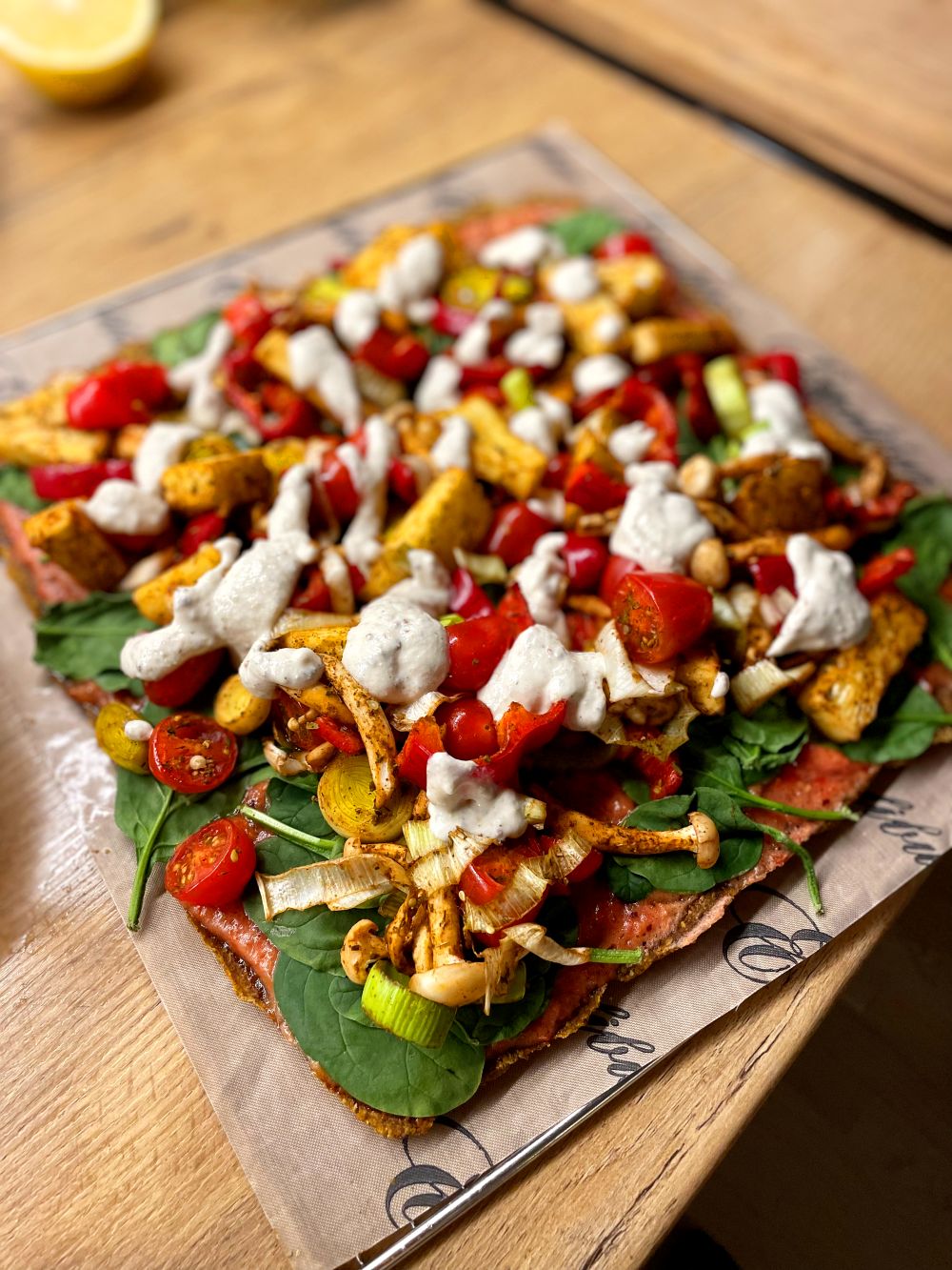 Vegan pizza